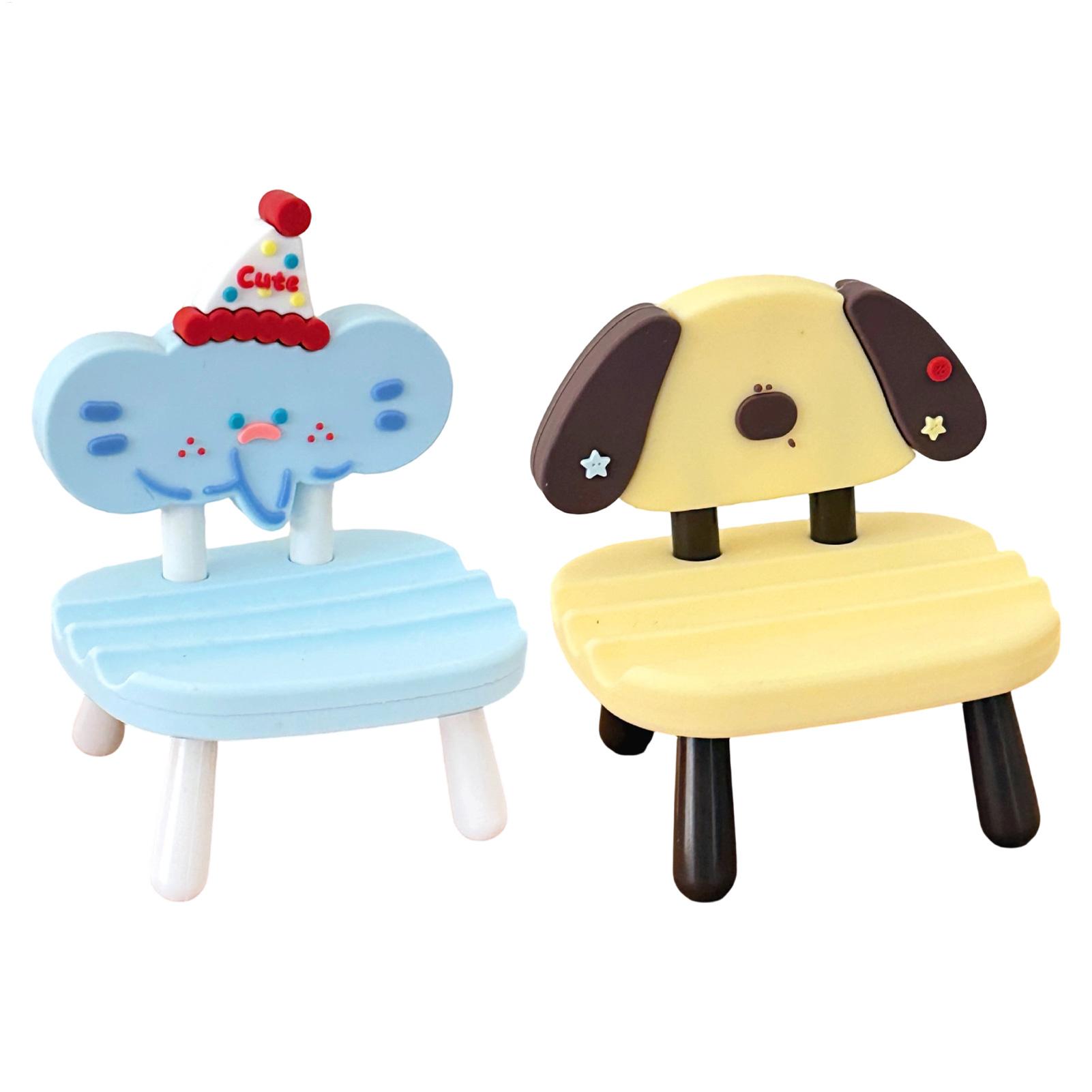 Office Tech Chair - ที่วางโทรศัพท์ตั้งโต๊ะรูปทรงเก้าอี้สัตว์ ขาตั้งแท็บเล็ต ที่ยึดโทรศัพท์มือถือสำหรับผู้หญิง ผู้ชาย ผู้ที่ชื่นชอบเทคโนโลยี ใช้ในบ้านและที่ทำงาน