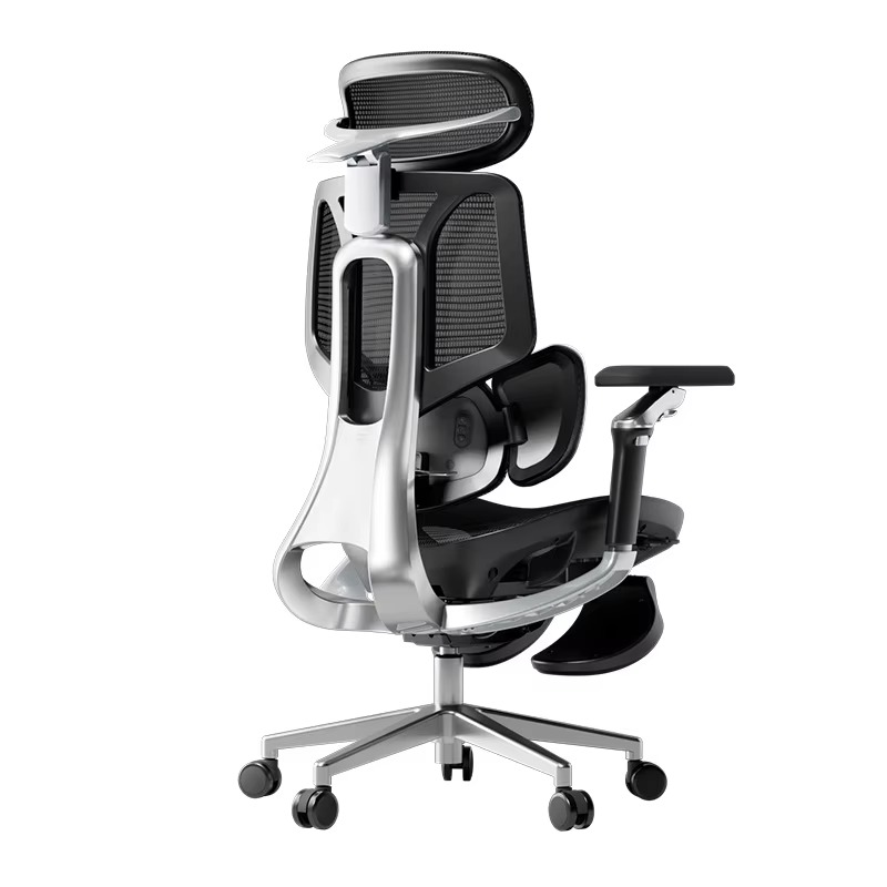 Office Tech Chair - เก้าอี้สำนักงานตาข่ายเออร์โกโนมิกส์ไฮเทคสุดหรู พร้อมพนักพิงปรับได้ เก้าอี้นวดคอมพิวเตอร์สำหรับใช้ในบ้าน