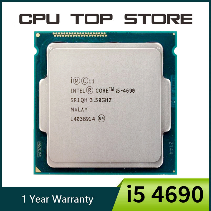 Intel Cpu Core I5 - หน่วยประมวลผล CPU SR1QH เดสก์ท็อปสี่คอร์ Intel Core