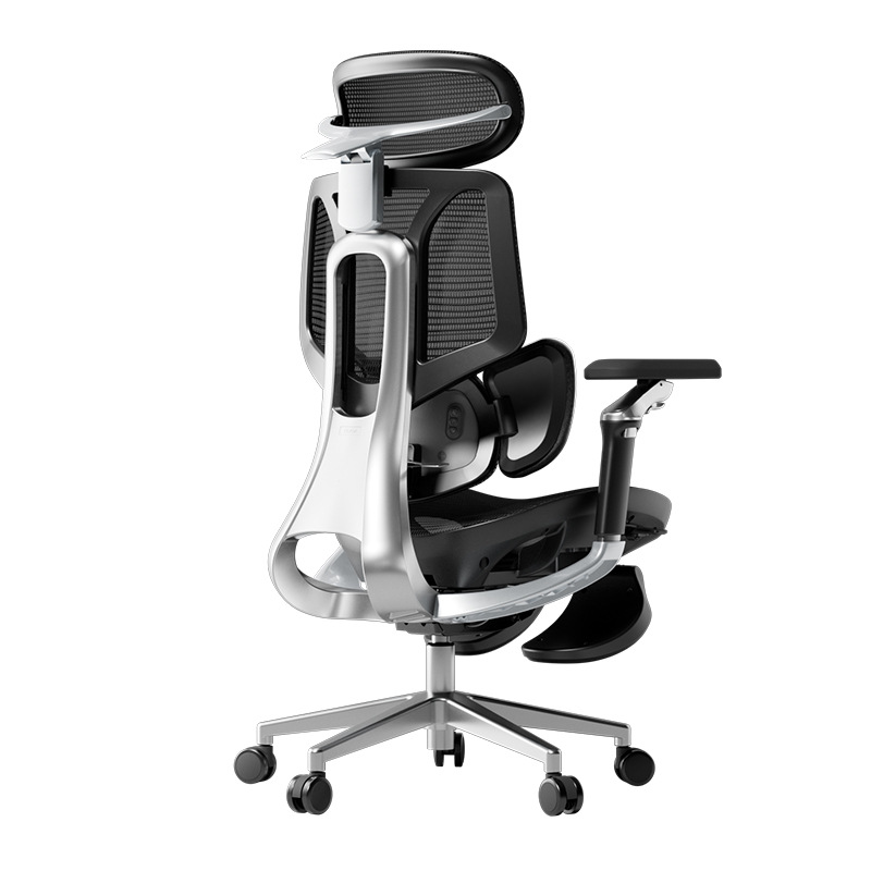Office Tech Chair - เก้าอี้สำนักงานตาข่ายเออร์โกโนมิกส์ไฮเทคสุดหรู พร้อมพนักพิงปรับได้ เก้าอี้นวดคอมพิวเตอร์สำหรับใช้ในบ้าน
