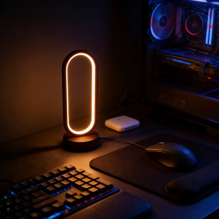 โคมไฟตั้งโต๊ะ 1 ชิ้น โคมไฟตั้ง - Ring Light Desk Small บทวิจารณ์และราคา