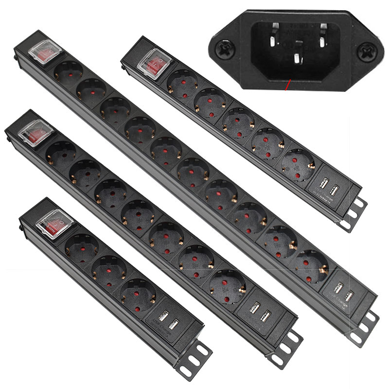 ปลั๊กเสียบ IEC-C14 PDU มี2-10ช - Server Rack Shelf บทวิจารณ์และราคา