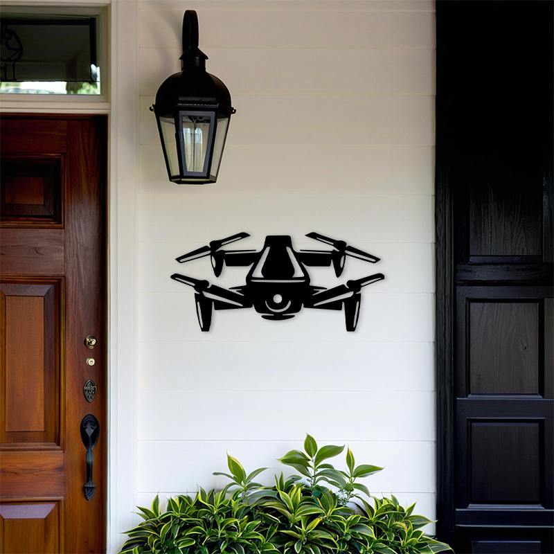 งานศิลปะติดผนังโลหะรูปโดรน 2 ม - Tech Office Wall Decor บทวิจารณ์และราคา