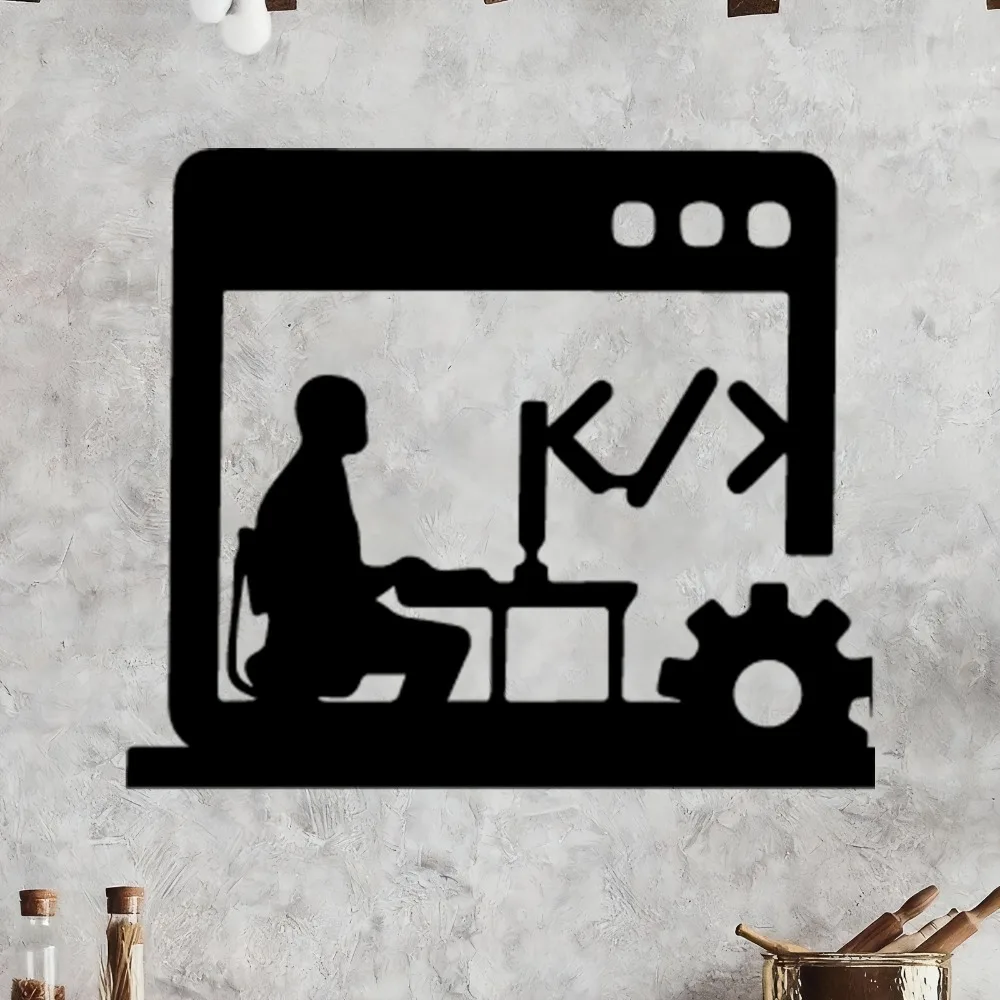 CIFBUY งานศิลปะติดผนังโลหะ ของ - Tech Office Wall Decor บทวิจารณ์และราคา