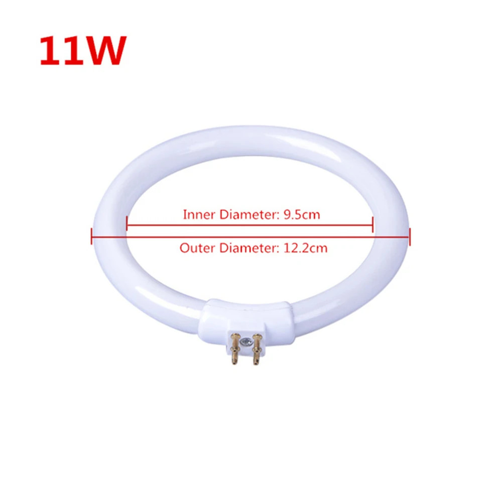 สีขาวขนาดเล็กโคมไฟตั้งโต๊ะหลอด - Ring Light Desk Small บทวิจารณ์และราคา