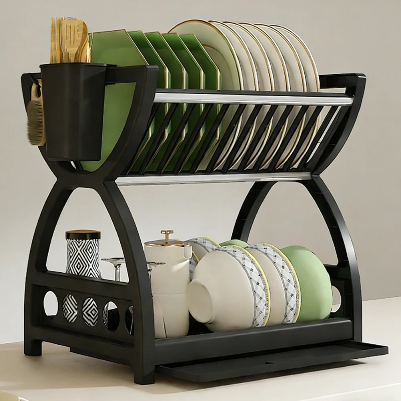ชั้นวางจาน 2 ชั้น สำหรับจัดระเ - Server Rack Shelf บทวิจารณ์และราคา