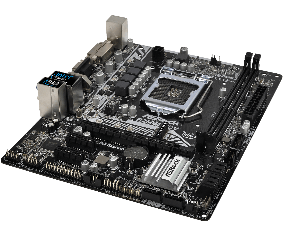เมนบอร์ด ASRock B250M-HDV รองร - Intel Cpu Core I5 บทวิจารณ์และราคา